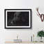 Black Labrador Retriever Painting - Single Picture Frame Print on MDF-56632867-56632866