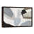 Toile brune avec cadre flottant
