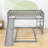 Evelene Twin Over Twin L-Shaped Bunk Beds with Slide-1406074790