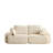 Boneless Modern Memory Compressed Sofa,2 Seater Sectional Couches For Living Room,Pet-Friendly Cloud Modular Sectional Sofa, ,Extra Deep Loveseat,No Assembly Required-393679027