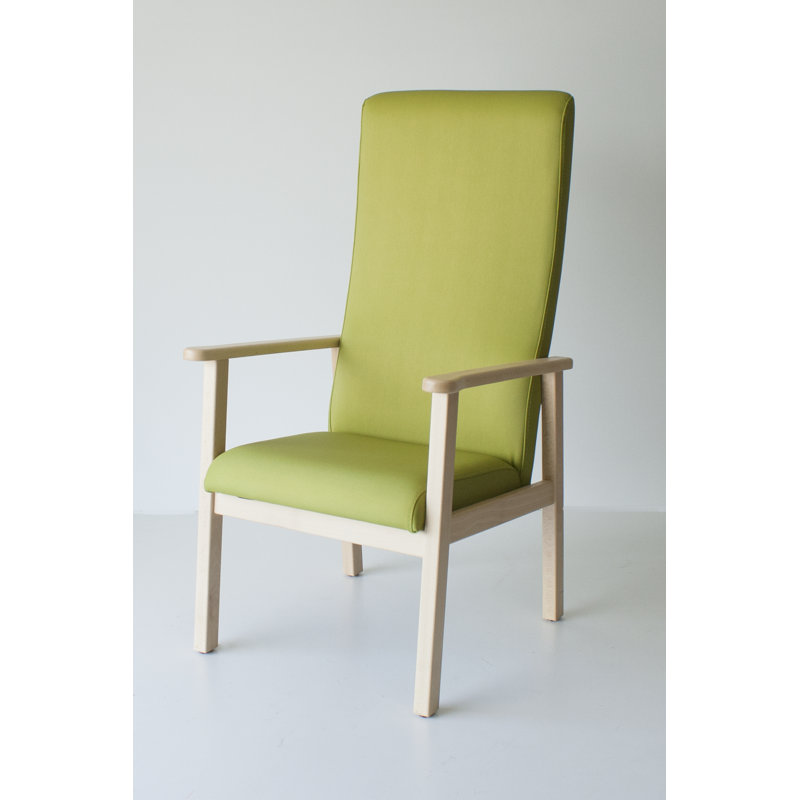 Allenhurst Upholstered Armchair, Green, Natural