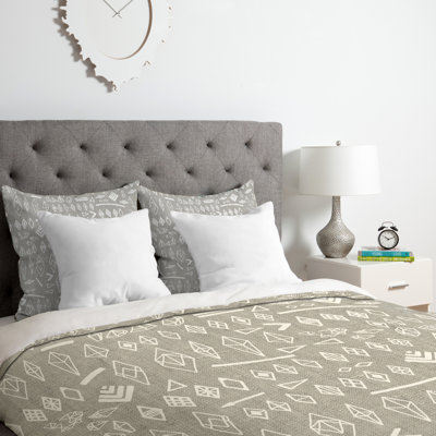 Iveta Abolina Geometric Shapes Duvet Cover