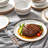 32 PCS Dinnerware Set Ceramic Plates and Bowls Sets Service for 8 White