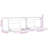 Wall Cabinet Floating Cabinet with Hidden Compartment Display Shelf-1348834556