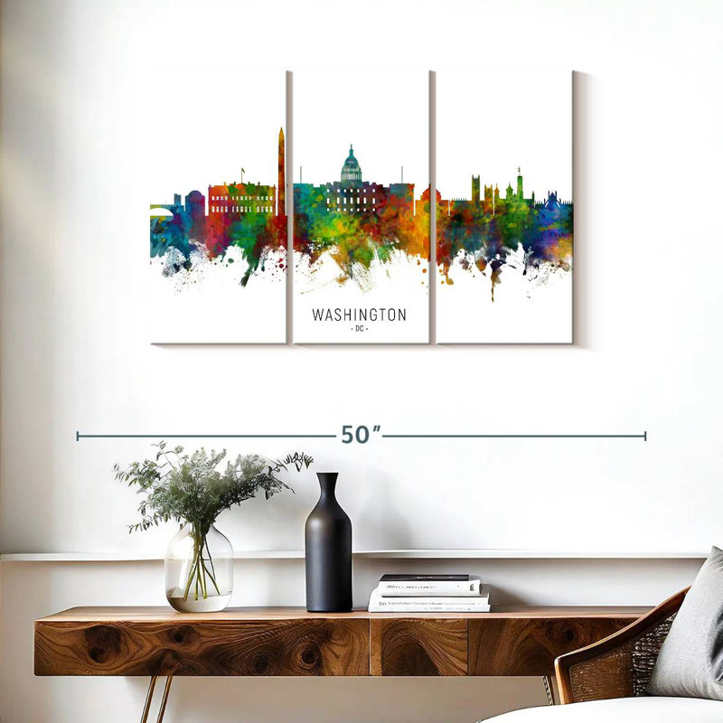 Washington DC Skyline I, 24" H x 38" W