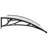 Aghan vidaXL Door Canopy, Outdoor Awning for Porch & Patio, Polycarbonate Cover-129178251-129178271-129212737