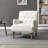 Wilkey Armchair with Tufted Back with Solid Wood Legs-70402441