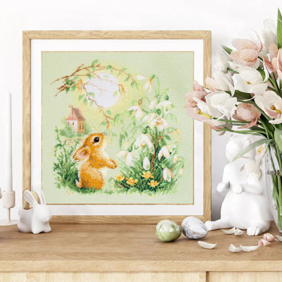  Ensemble de point de croix compté, Meadow Stories. Lapin 510-355