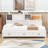 Mayores Daybed with 3 Storage Drawers, Shelves, and USB Ports-1598757026-1598757024