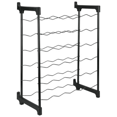 Standard Wine Bottle Rack Matte Black