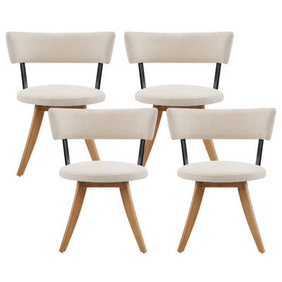 Chaises de salle à manger rembourrées Skara