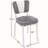 Retro Home Upholstered 'V' Back Dining Chair-18734017