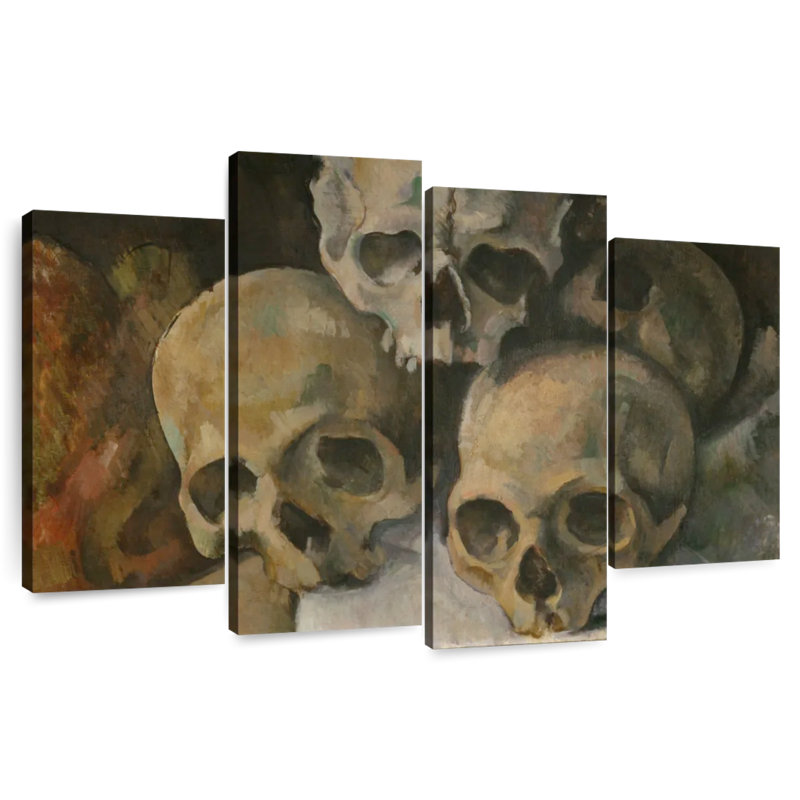 Hitzel A Pyramid Of Skulls, 27" H x 43" W