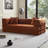 78.8" Upholstered Loveseat Convertible Sleeper Sofa Bed With 2 Pillows, Compression Sofa With Metal Frame and Folding Mattress Couch Removable Washable-114193244