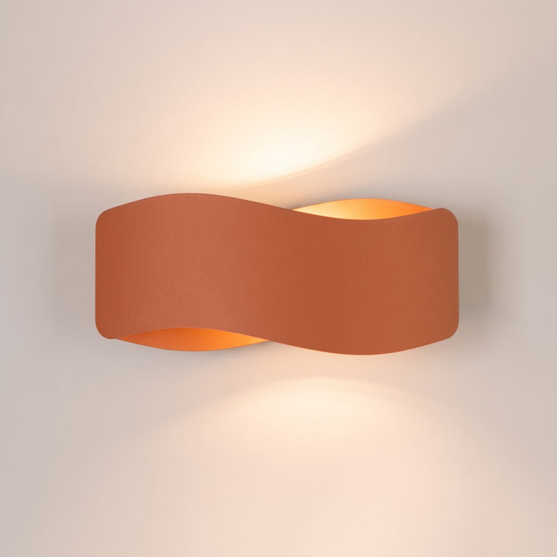 Wall lamp TILA 30 white, 30x11x13 cm, Red Ochre, 1 Light