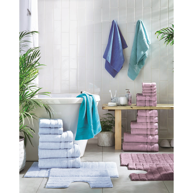 Baljiwan 10 Piece Chemical-Free and Sustainable Quick Dry Multi-Size Bale, Baby Blue
