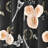 Vintage Paris Rose Butterfly Script Semi Sheer Curtain Pair-57080864