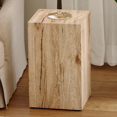 Elevate your living space with this modern MDF coffee table that showcases smooth, light wood colour texture patterns. It is characterized by stylish design.12*12*19.6