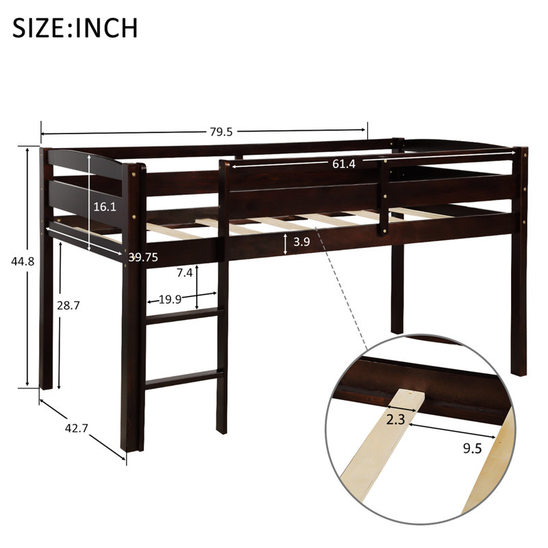 Heimbert Bed, Espresso