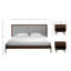 Ensemble de chambre avec lit plateforme 3 pièces Flemington-2048978398