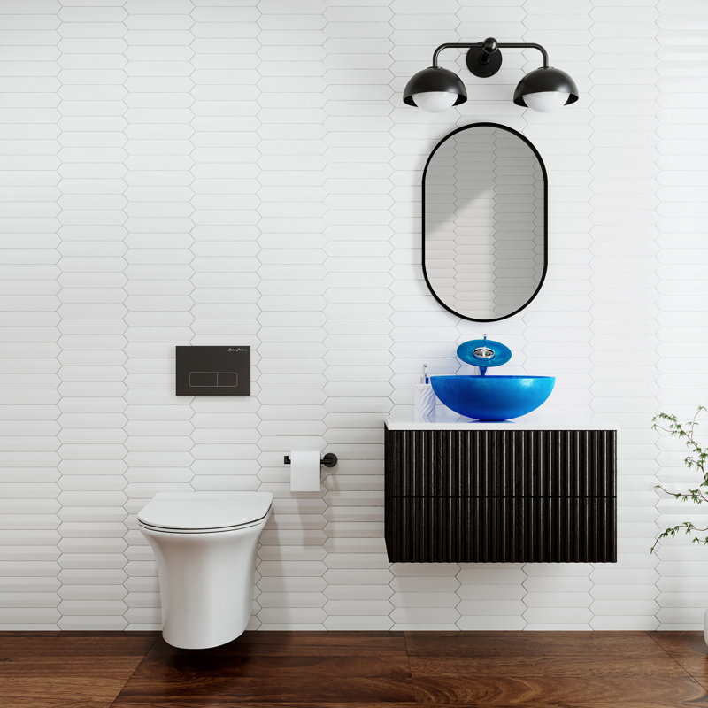 Cuvette de toilette allongée Cascade