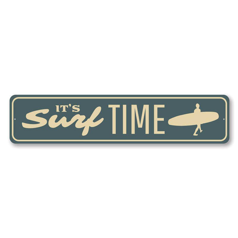 Panneau Surf Time, H 4 po x l 18 po x P 0,04 po