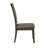 Burholme Brown Finish Vegan Leather Dining Chair (Set Of 2)