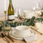 Service de table en céramique 12 pièces pour 4 personnes - Ensemble de bols et assiettes en porcelaine légère | Résistant aux égratignures | Va au four, au micro-ondes et au lave-vaisselle-133420259