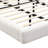 White  Boucle Floating Bed with Light,King-1207949851