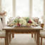 Rose and Eucalyptus Arrangement in Wooden Dough Bowl-1711293153