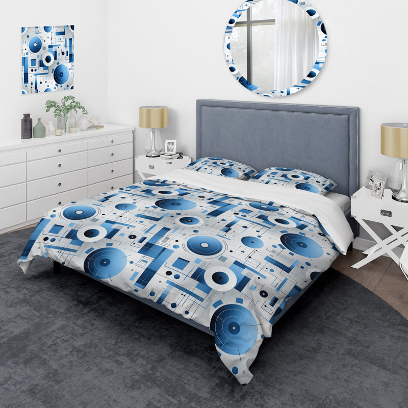 Ensemble de housse de couette Jurriaan, Housse de couette pour très grand lit et 2 très