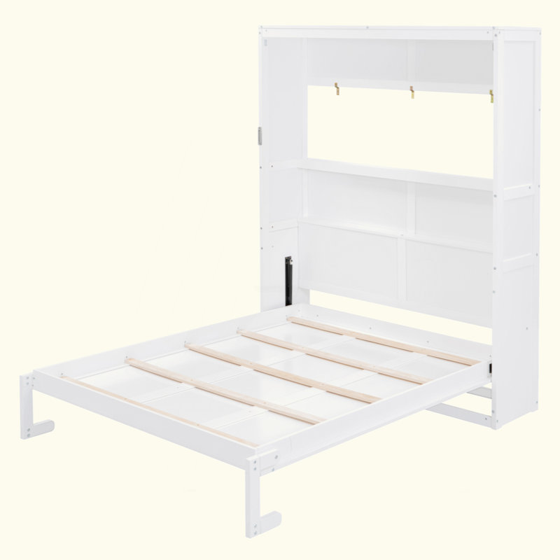 Lit escamotable mural avec tablettes Murphy