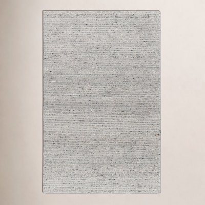 Joly Hand-Woven Gray Striped Rug