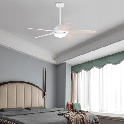 Ventilateur de plafond standard à 5 pales avec télécommande Caiyah