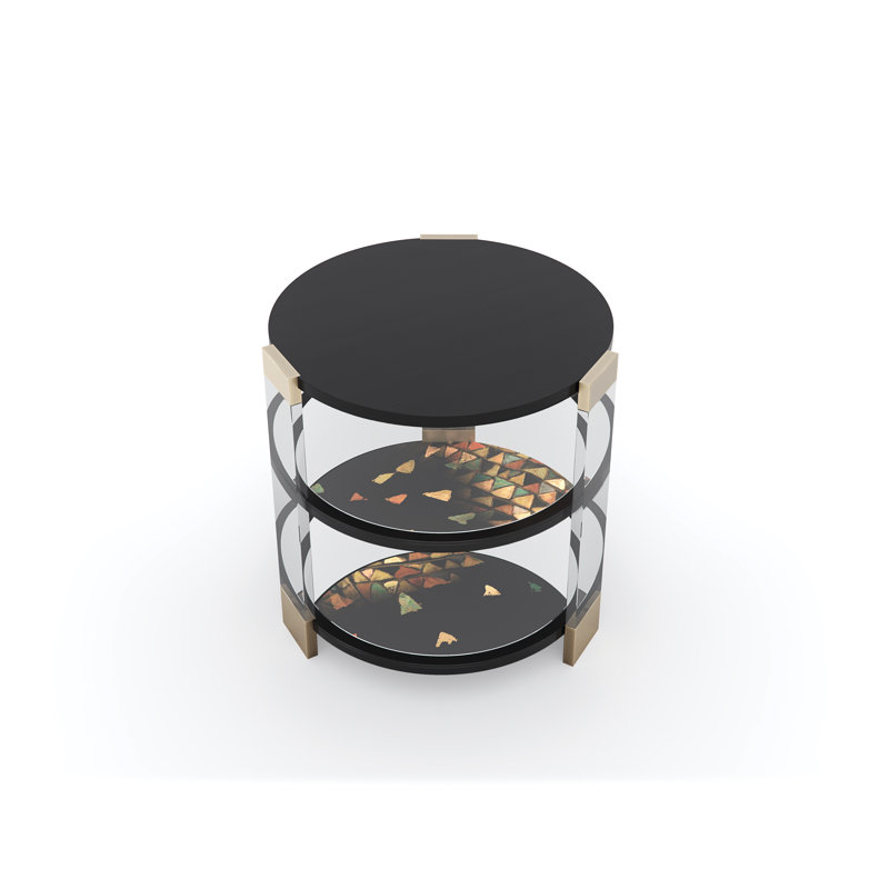 Caracole Classic Solid Wood Top End Table