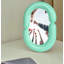 Cadres photo ovales avec verre HD pour décoration de table et de bureau