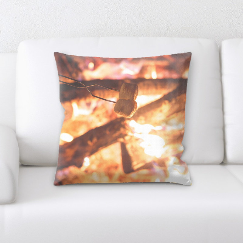 Housse et insert de coussin carré Campfire