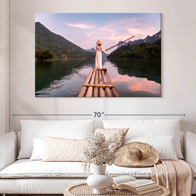 Nicci Hanoi Lake Raft, 34" H x 51" W