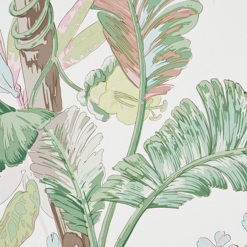 Tropique Wallpaper, Blush
