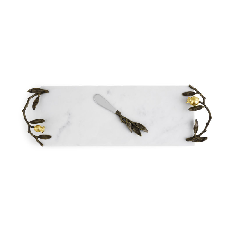 Pomegranate Cheese Board With Knife, Small