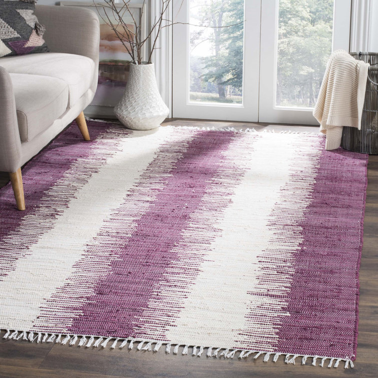 Cayman Hand Woven Cotton Striped Rug