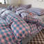 Ensemble de housse de couette en vichy à carreaux 100% coton lavé Life-121612433-138879486