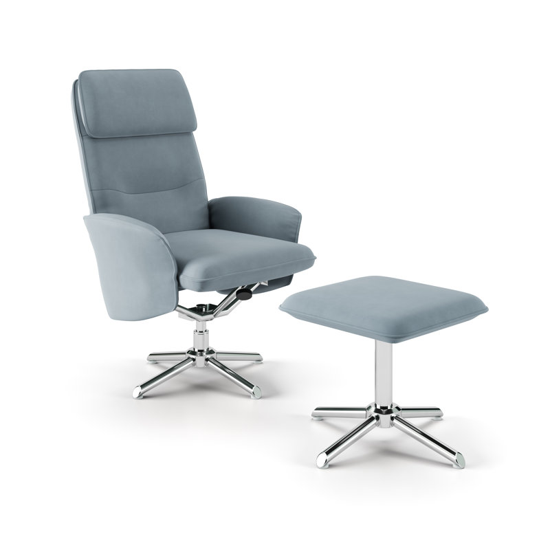 Berkman 70cm Wide Swivel Ergonomic Recliner