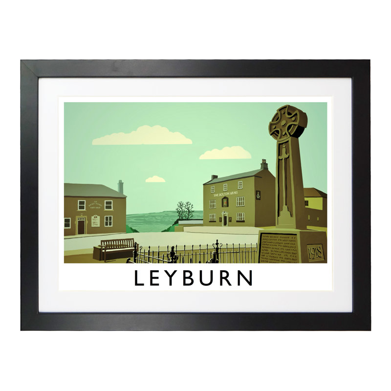 Richard O'Neil - Print, 33.5 cm H x 43.5 cm W x 2.2 cm D, Black Wood Frame