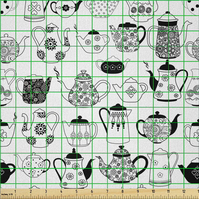 Daiya Floral Patterned Cups with Different Designs Timeless Kitchenware Fabric