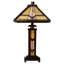 Lampe de table h 25,6" avec abat-jour empire Serena