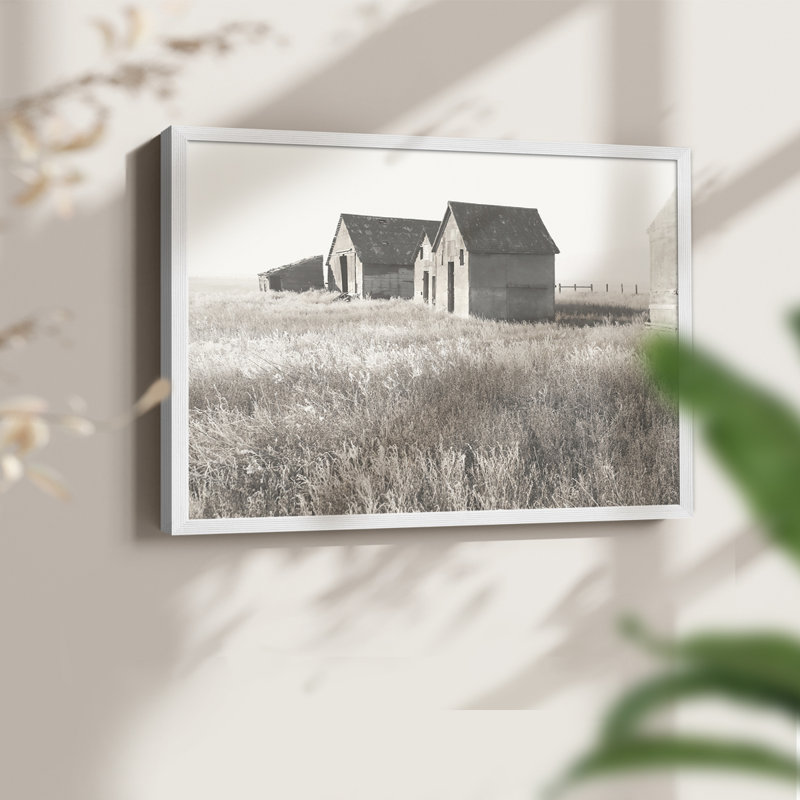 Neutre grange - impression encadrée - réarmable, H 16 po x l 20 po, Blanc