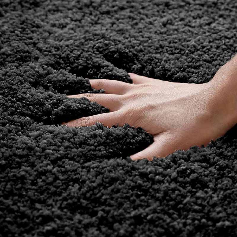 Jordan Microfibre Non Slip Bath Mat, Black
