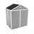 Campcraft 6*5ft resin storage shed, high quality pp material, strong structure, waterproof, rust and UV proof, large storage space, 12mm thick pp board, HD window lighting