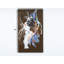 47 po x 27 po, toile murale peinte à la main - rehausse le caractère splendide de l'art brun, pour un look luxueux